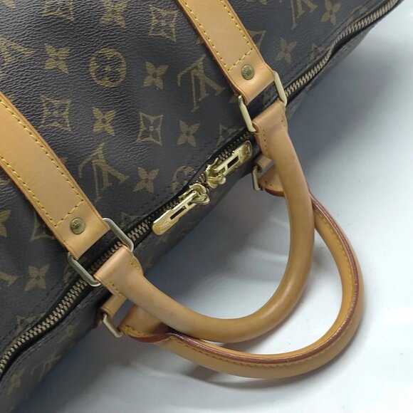 Louis Vuitton LV Boston Bag Keepall 50 Brown Monogram 899-072325 - Picture 6 of 9